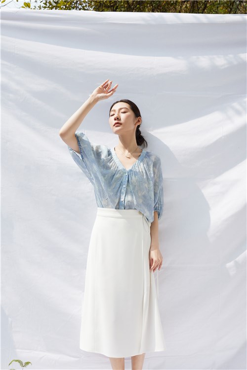 艾丽哲2025夏季新品 蓝色自由合辑 清透时尚