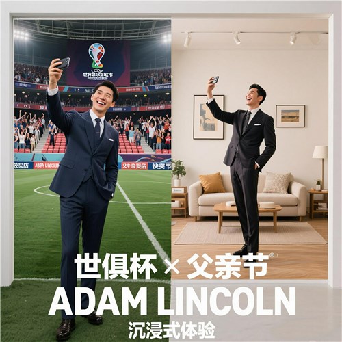 世俱杯×父亲节：ADAM LINCOLN西服衬衫让热爱与父爱型成共鸣
