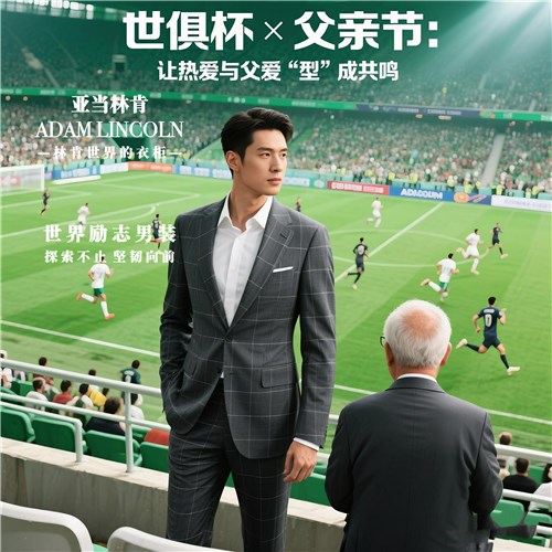 世俱杯×父亲节：ADAM LINCOLN西服衬衫让热爱与父爱型成共鸣
