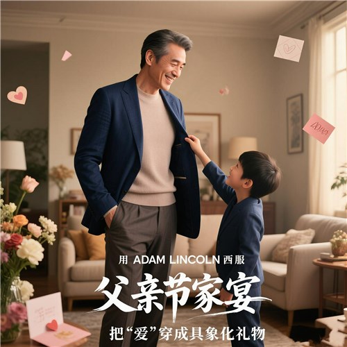 世俱杯×父亲节：ADAM LINCOLN西服衬衫让热爱与父爱型成共鸣