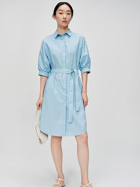 indicia威廉希尔中文官网
威廉希尔中文官网
威廉希尔中文网
2024春夏通勤短袖衬衫腰带连衣裙